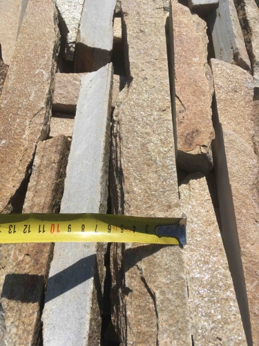 Горбушка златолит золотистый для облицовки купить в Березниках