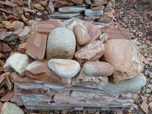 Златолит жёлтый, жёлто-зелёный глыбки и валуны для ланшафтного дизайна купить в Березниках