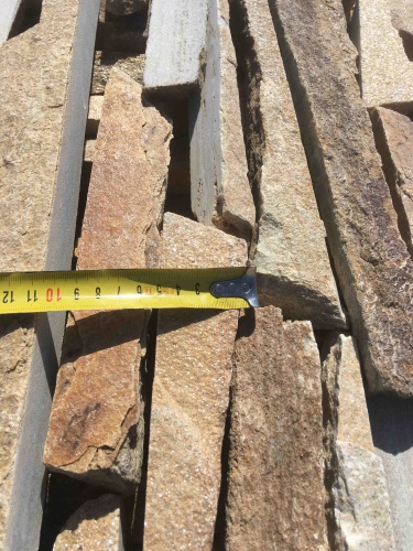 Горбушка златолит золотистый для облицовки купить в Березниках