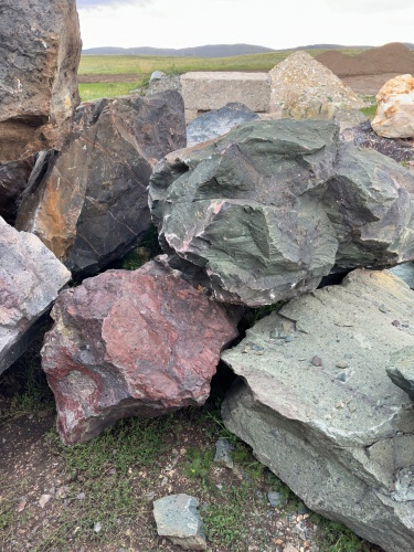 Камни для ландшафтного дизайна зелёные 10-60 килограмм купить в Березниках