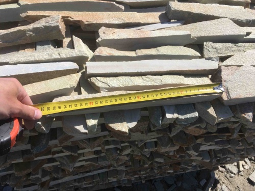 Горбушка златолит золотистый для облицовки купить в Березниках