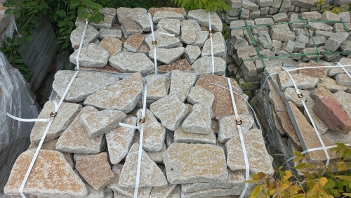 Гранитный плитняк галтованный для парковки купить в Березниках