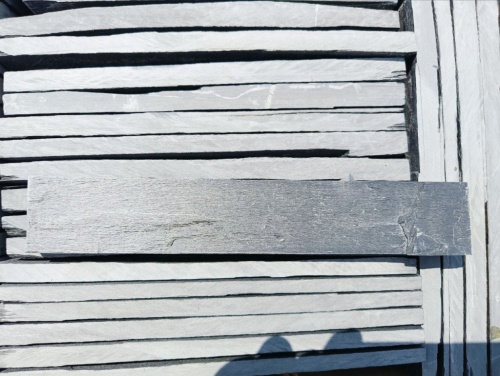 Плитка чёрная из натурального камня фасадная 30 см * 5 см, толщина 7 мм -30 мм купить в Березниках