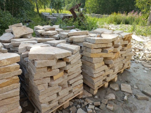 плитняк для мощения на землю